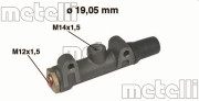05-0002 METELLI hlavný brzdový válec 05-0002 METELLI