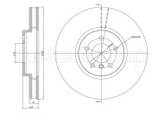 23-1030C Brzdový kotouč METELLI