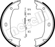 53-0018K METELLI sada brzd. čeľustí parkov. brzdy 53-0018K METELLI