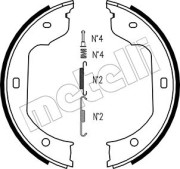 53-0019K METELLI sada brzd. čeľustí parkov. brzdy 53-0019K METELLI