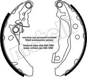 53-0132Y Sada brzdových čelistí METELLI