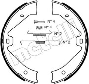 53-0528K METELLI sada brzd. čeľustí parkov. brzdy 53-0528K METELLI