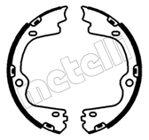 53-0701 Sada brzdových čelistí, parkovací brzda METELLI