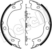 53-0740K METELLI sada brzd. čeľustí parkov. brzdy 53-0740K METELLI