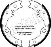 53-0571 Sada brzdových čelistí, parkovací brzda METELLI