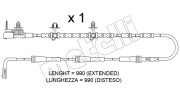 SU.402 Výstražný kontakt, opotřebení obložení METELLI