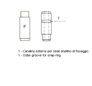 01-0013 Vodítko ventilů Standard METELLI