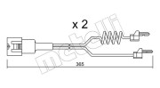 SU.180K METELLI výstrażný kontakt opotrebenia brzdového oblożenia SU.180K METELLI