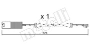 SU.208 METELLI výstrażný kontakt opotrebenia brzdového oblożenia SU.208 METELLI