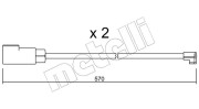 SU.244K METELLI výstrażný kontakt opotrebenia brzdového oblożenia SU.244K METELLI