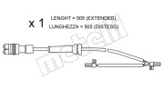 SU.265 METELLI výstrażný kontakt opotrebenia brzdového oblożenia SU.265 METELLI