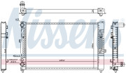 699163 NISSENS chladič motora 699163 NISSENS