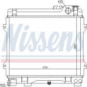 60658 NISSENS chladič motora 60658 NISSENS