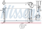 690733 Chladič, chlazení motoru ** FIRST FIT ** NISSENS