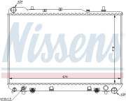 61641 NISSENS chladič motora 61641 NISSENS