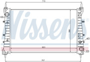61694 NISSENS chladič motora 61694 NISSENS