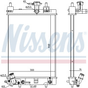 617553 NISSENS chladič motora 617553 NISSENS