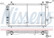62427 NISSENS chladič motora 62427 NISSENS
