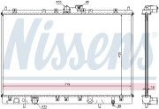 62806A Chladič, chlazení motoru NISSENS