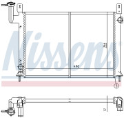 62948 NISSENS chladič motora 62948 NISSENS