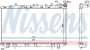62972 NISSENS chladič motora 62972 NISSENS