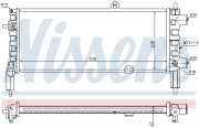 63288A NISSENS chladič motora 63288A NISSENS