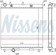 699744 Chladič, chlazení motoru NISSENS