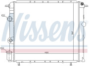 698308 Chladič, chlazení motoru NISSENS