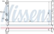 699537 Chladič, chlazení motoru NISSENS