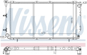 640961 Chladič, chlazení motoru NISSENS