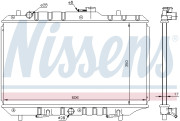64193 NISSENS chladič motora 64193 NISSENS