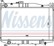 64821 NISSENS chladič motora 64821 NISSENS