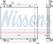 64859A NISSENS chladič motora 64859A NISSENS