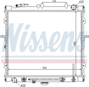66607 NISSENS chladič motora 66607 NISSENS