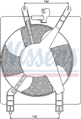 85503 Větrák, chlazení motoru NISSENS