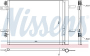 940535 NISSENS kondenzátor klimatizácie 940535 NISSENS