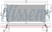 94361 Kondenzátor, klimatizace NISSENS