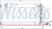 94710 NISSENS kondenzátor klimatizácie 94710 NISSENS