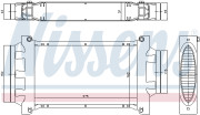 96677 NISSENS chladič plniaceho vzduchu 96677 NISSENS