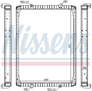 63848A Chladič, chlazení motoru NISSENS