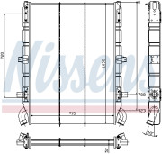64074 Chladič, chlazení motoru NISSENS