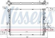 65276 Chladič, chlazení motoru NISSENS