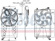 85772 NISSENS ventilátor chladenia motora 85772 NISSENS