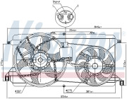 85826 NISSENS ventilátor chladenia motora 85826 NISSENS
