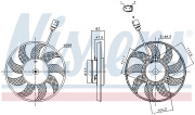 85866 NISSENS ventilátor chladenia motora 85866 NISSENS