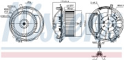 87527 NISSENS vnútorný ventilátor 87527 NISSENS