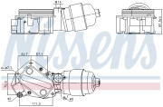91357 NISSENS chladič motorového oleja 91357 NISSENS