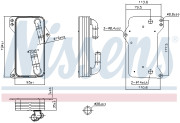 91505 NISSENS chladič oleja automatickej prevodovky 91505 NISSENS