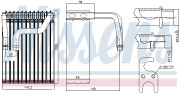 92237 Výparník, klimatizace NISSENS