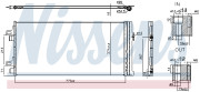 940962 Kondenzátor, klimatizace ** FIRST FIT ** NISSENS
